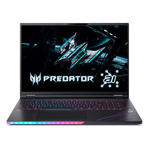 Acer Predator Helios 18 AI, 18'', WUXGA, Mini-LED, 250 Hz, Ultra 9, 32 GB, 1 TB, RTX 5080, ENG, abyssal black - Notebook NH.QVYEL.001