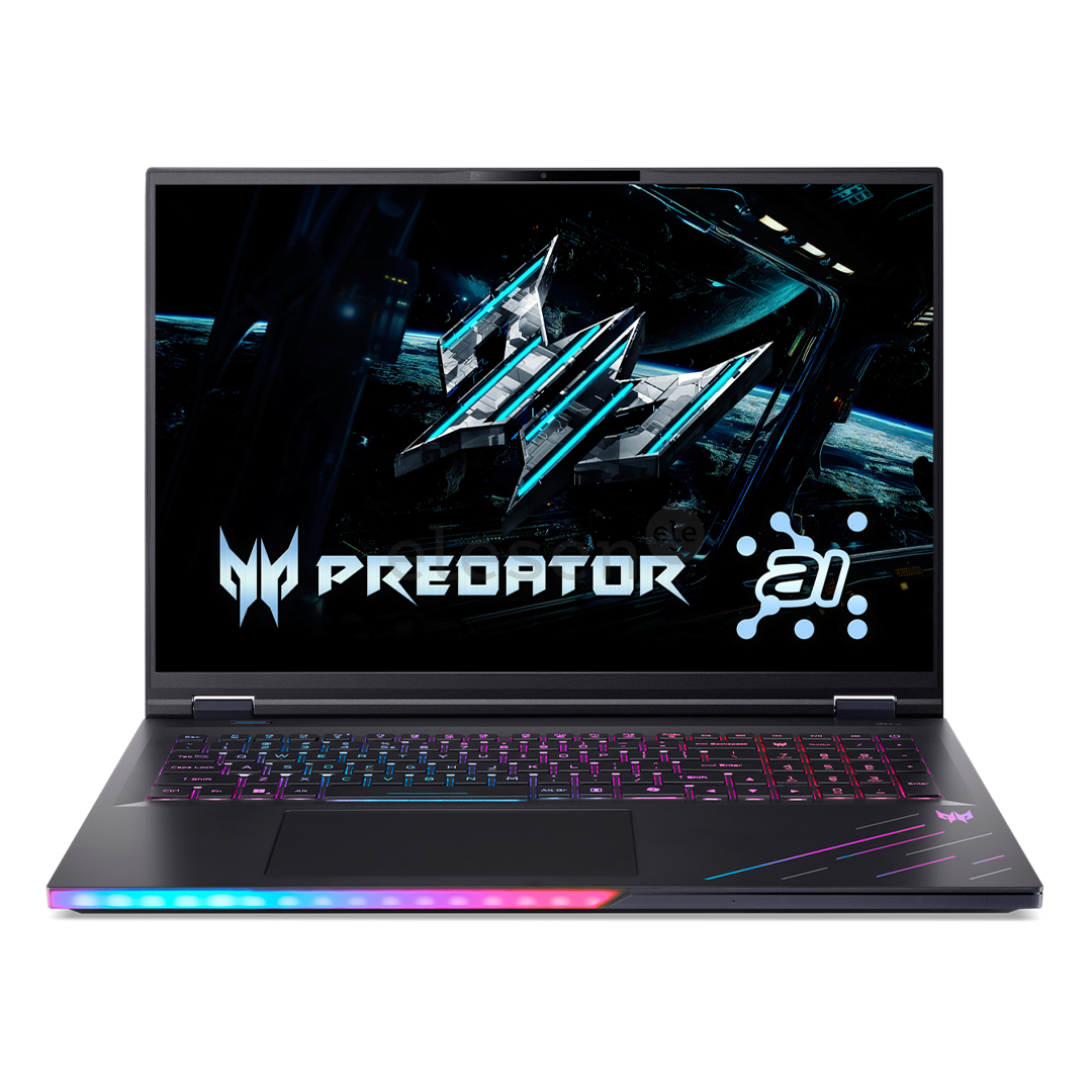 Acer Predator Helios 18 AI, 18'', WUXGA, Mini-LED, 240 Hz, Ultra 9, 32 GB, 1 TB, RTX 5080, ENG, abyssal black - Notebook