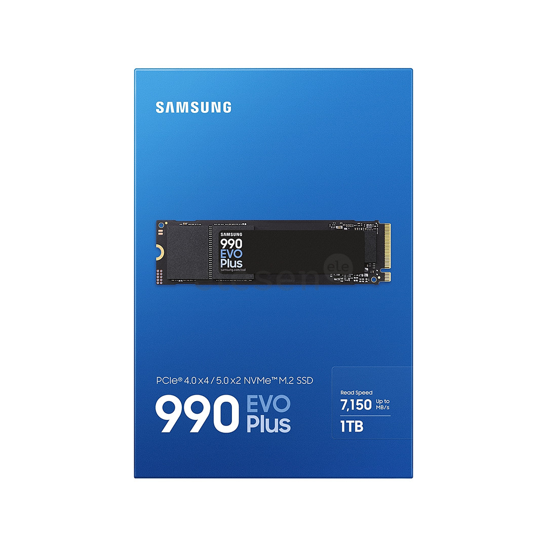 Samsung 990 EVO Plus, 1 TB, M.2, juodas - SSD