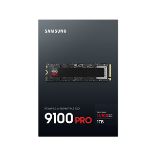 Samsung 9100 PRO, 1 TB, PCIe 5.0, M.2, juodas - SSD diskas