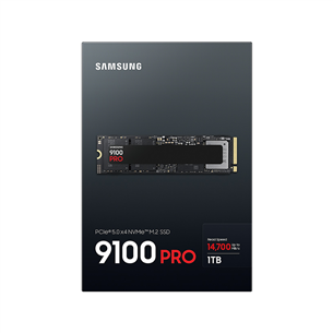 Samsung 9100 PRO, 1 TB, PCIe 5.0, M.2, juodas - SSD