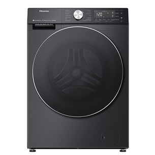 Skalbimo mašina + džiovyklė Hisense, 10.5 kg / 6 kg, gylis 59 cm, 1400 aps./min. WD5S1045BB