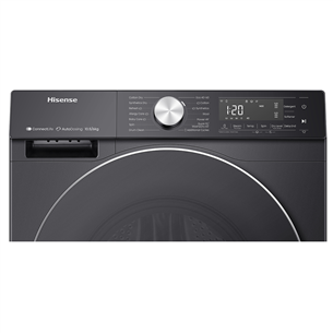 Skalbimo mašina + džiovyklė Hisense, 10.5 kg / 6 kg, gylis 59 cm, 1400 aps./min.
