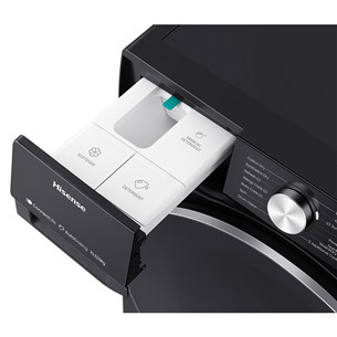 Hisense, 10.5 kg / 6 kg, gylis 59 cm, 1400 aps./min. - Skalbimo mašina - džiovyklė