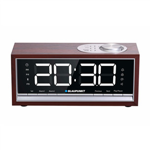 Blaupunkt Clockradio CR60BT, brown - Clock radio CR60BT