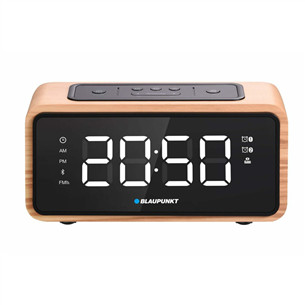 Blaupunkt Clockradio CR65BT, light brown - Clock radio CR65BT