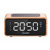 Blaupunkt Clockradio CR65BT, šviesiai rudas - Radijo žadintuvas