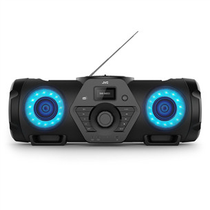 JVC BoomBlaster RV-NB300DAB, FM, DAB, Bluetooth, juoda - Magnetola RVNB300DAB