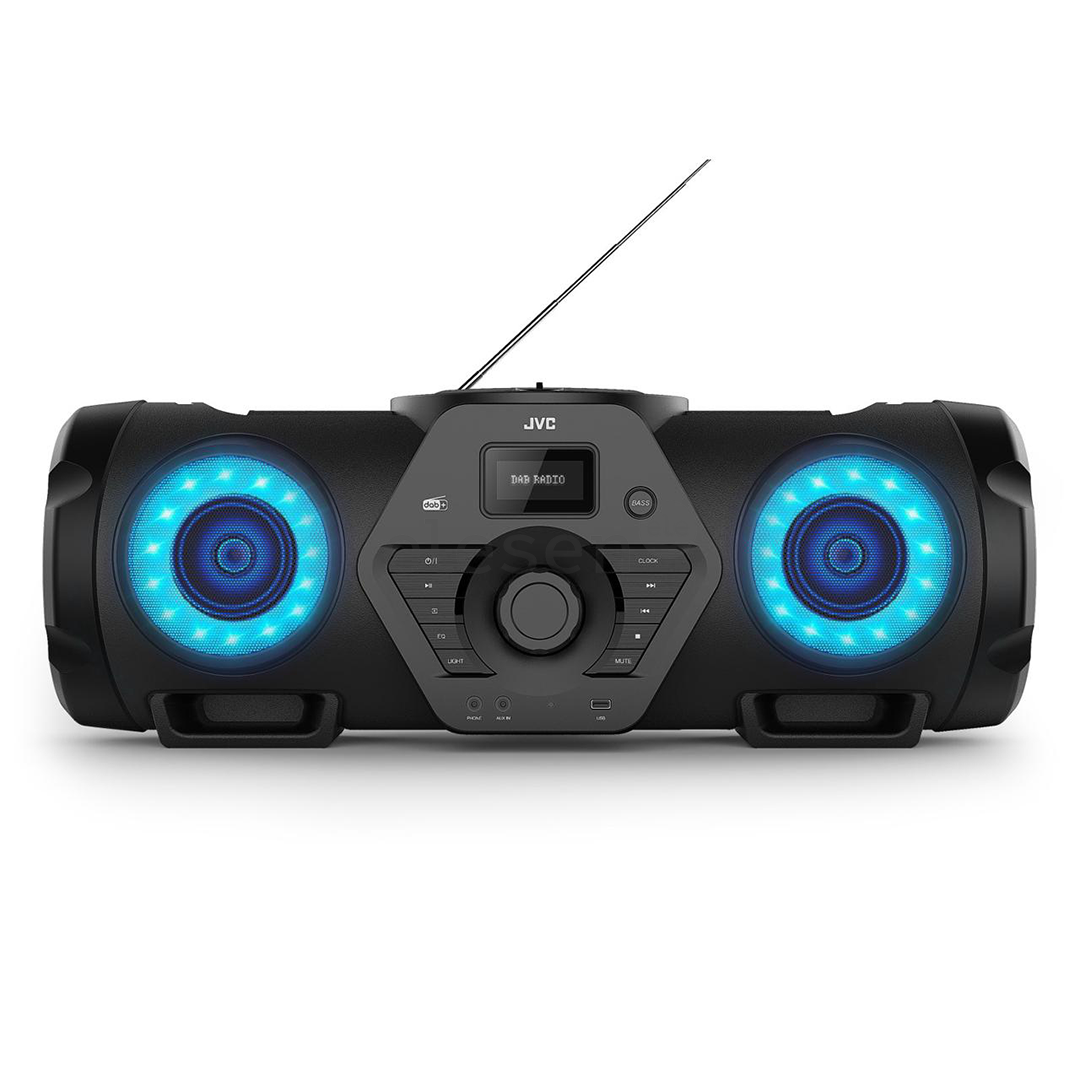 JVC BoomBlaster RV-NB300DAB, FM, DAB, Bluetooth, juoda - Magnetola