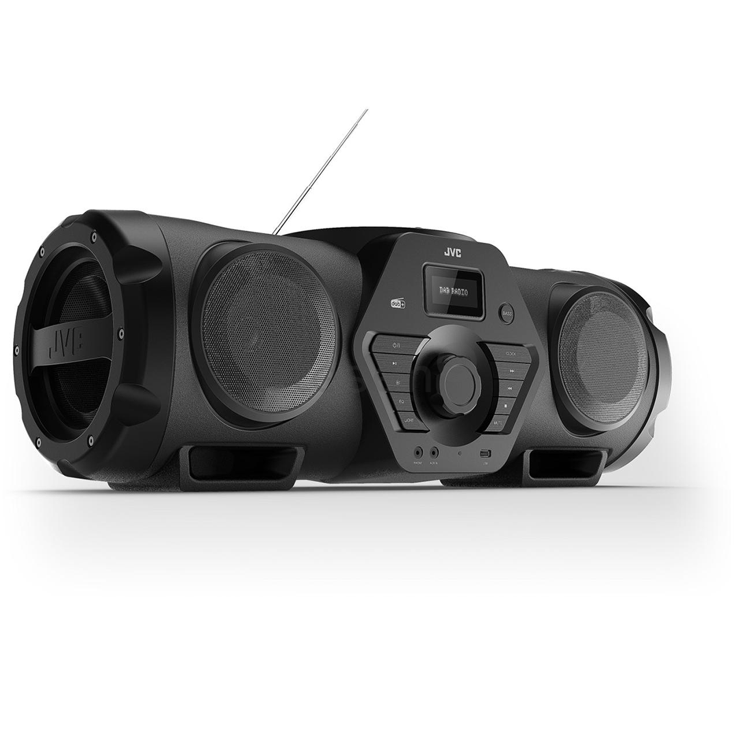 JVC BoomBlaster RV-NB300DAB, FM, DAB, Bluetooth, juoda - Magnetola