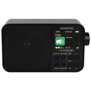 Kenwood Portable DAB+ Radio CR-M30DAB, juodas - Radijas CR-M30DAB-B