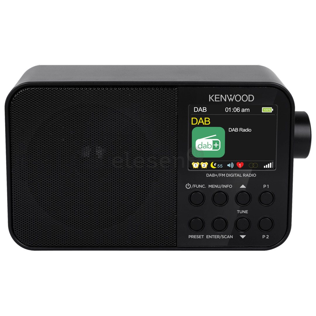 Kenwood Portable DAB+ Radio CR-M30DAB, juodas - Radijas