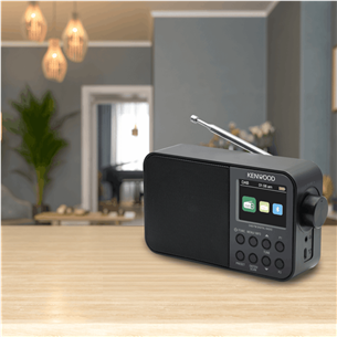 Kenwood Portable DAB+ Radio CR-M30DAB, juodas - Radijas