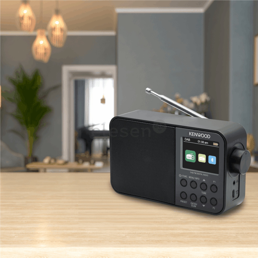 Kenwood Portable DAB+ Radio CR-M30DAB, juodas - Radijas