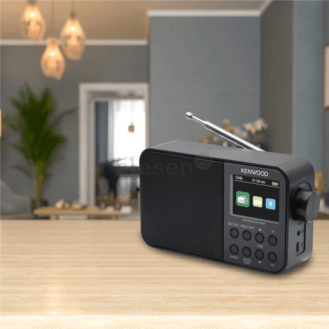 Kenwood Portable DAB+ Radio CR-M30DAB, juodas - Radijas