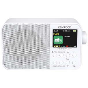 Kenwood Portable DAB+ Radio CR-M30DAB, baltas - Radijas CR-M30DAB-W