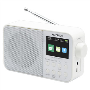 Kenwood Portable DAB+ Radio CR-M30DAB, baltas - Radijas