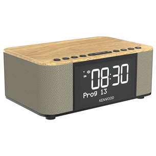 Kenwood Clock Radio CR-ST40DAB, light brown - Clock radio