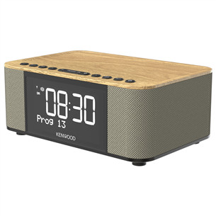 Kenwood Clock Radio CR-ST40DAB, light brown - Clock radio
