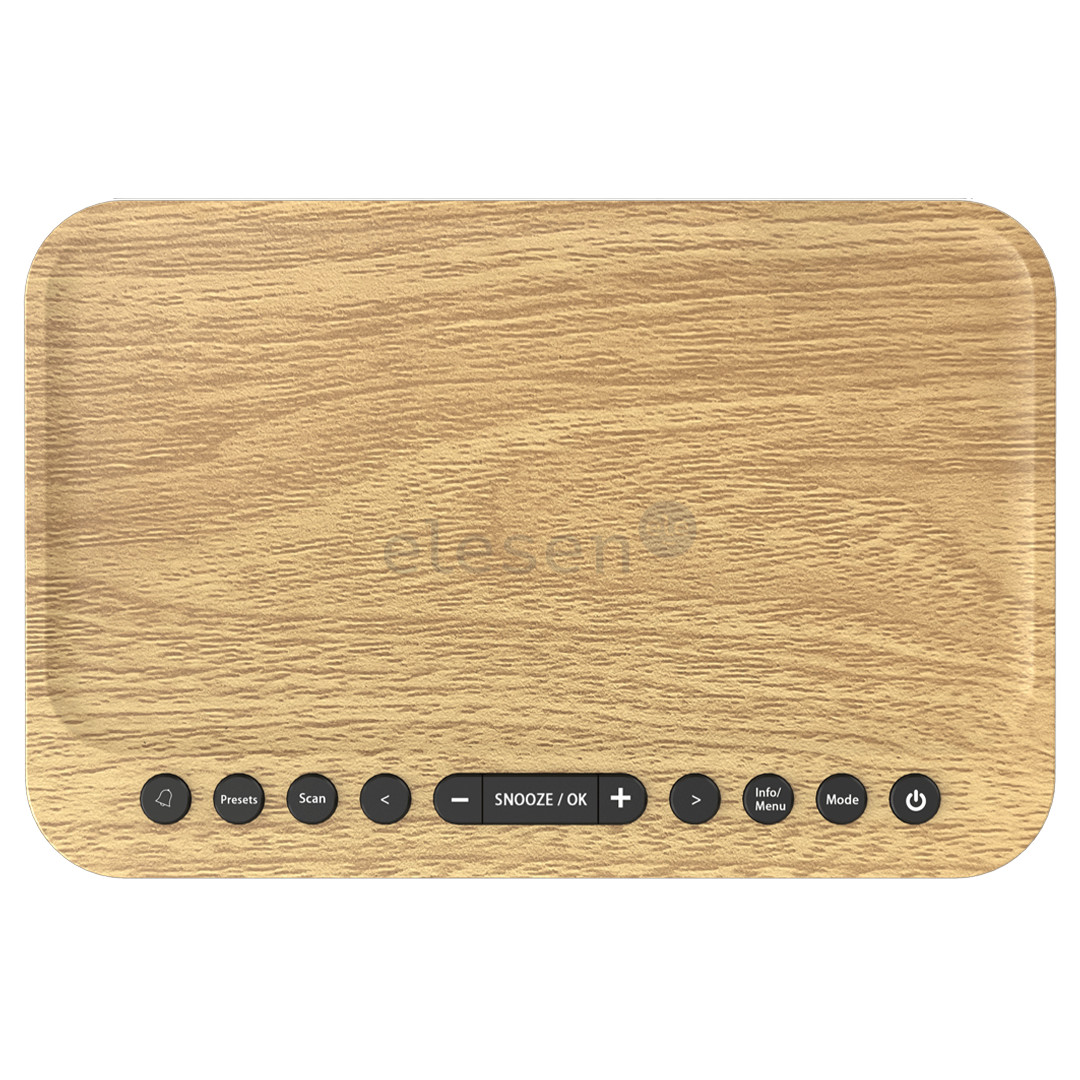 Kenwood Clock Radio CR-ST40DAB, light brown - Clock radio