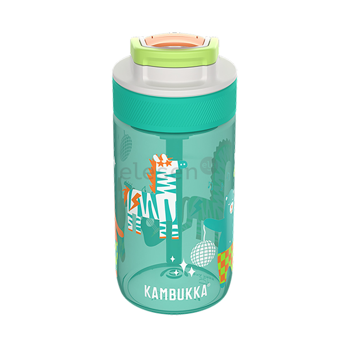 Kambukka Lagoon Disco Zoo, 400 ml, mėlyna - Vaikiška gertuvė