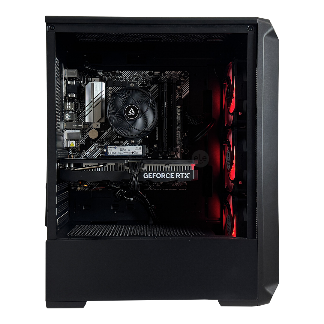 Intop Gaming R5, Ryzen 5, 16 GB, 500 GB, RTX 3050, black - Desktop PC