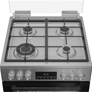 Beko, 72 L, plotis 60 cm, nerūdijančio plieno - Viryklė