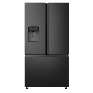 Hisense, NoFrost, 612 L, aukštis 179 cm, juodas - SBS Šaldytuvas RF793N4SAFE