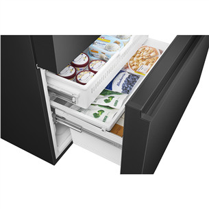 Hisense, NoFrost, 612 L, aukštis 179 cm, juodas - SBS Šaldytuvas