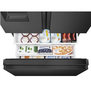 Hisense, NoFrost, 612 L, aukštis 179 cm, juodas - SBS Šaldytuvas