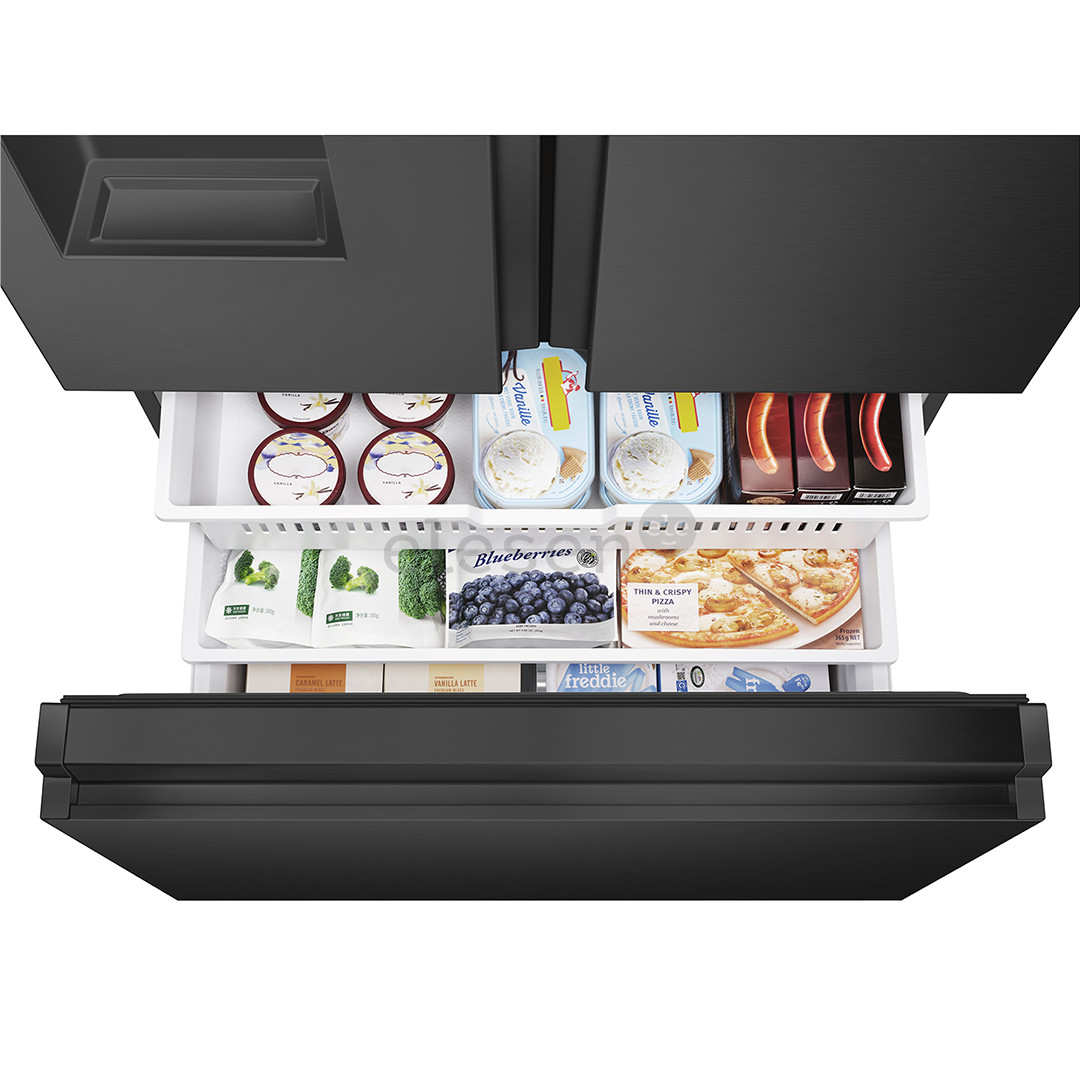 Hisense, NoFrost, 612 L, aukštis 179 cm, juodas - SBS Šaldytuvas