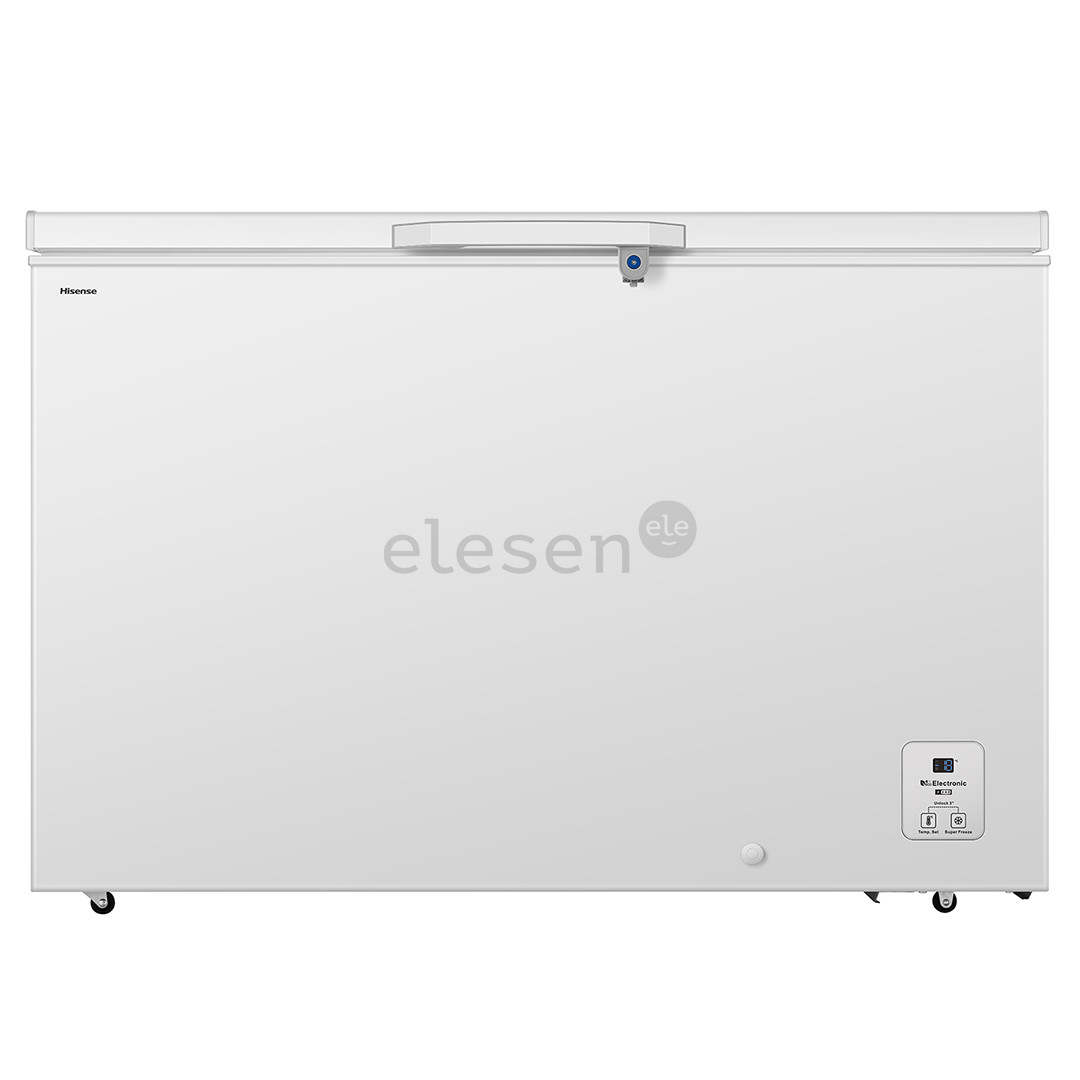 Hisense, 372 л, ширина 124,3 см, белый - Морозильный ларь