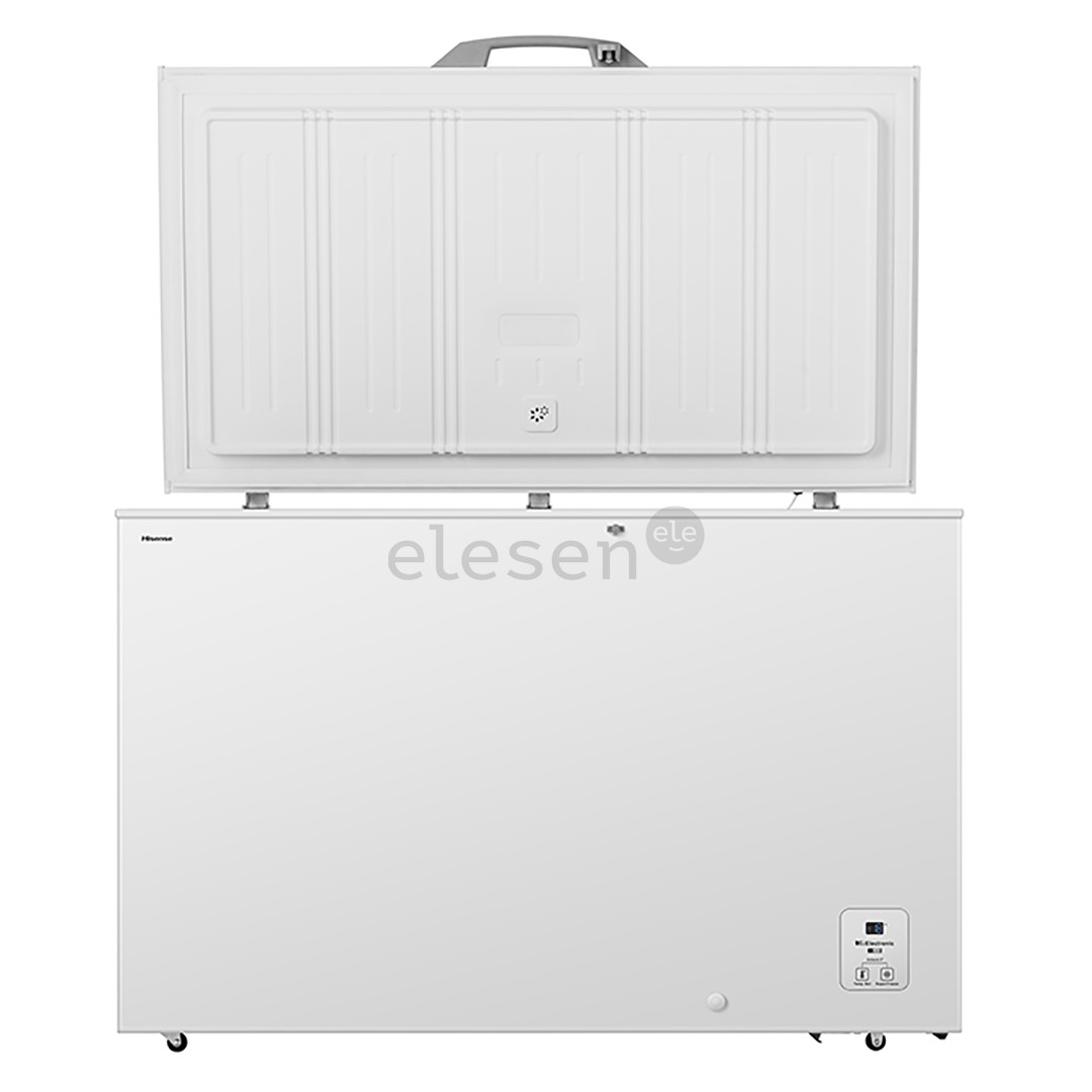Hisense, 372 л, ширина 124,3 см, белый - Морозильный ларь