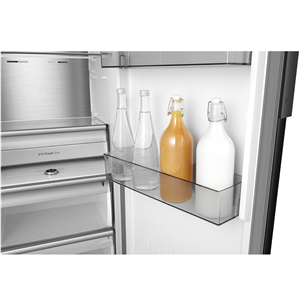 Hisense, 372 L, aukštis 186 cm, juodas - Šaldytuvas