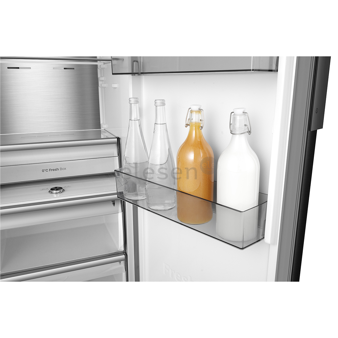 Hisense, 372 L, aukštis 186 cm, juodas - Šaldytuvas