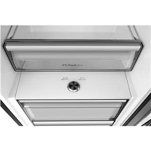 Hisense, 372 L, aukštis 186 cm, juodas - Šaldytuvas