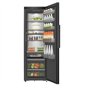 Hisense, 372 L, aukštis 186 cm, juodas - Šaldytuvas