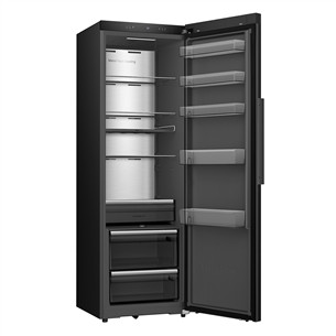 Hisense, 372 L, aukštis 186 cm, juodas - Šaldytuvas