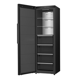 Hisense, NoFrost, 312 L, height 186 cm, black - Freezer