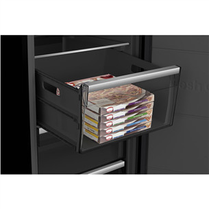 Hisense, NoFrost, 312 L, height 186 cm, black - Freezer