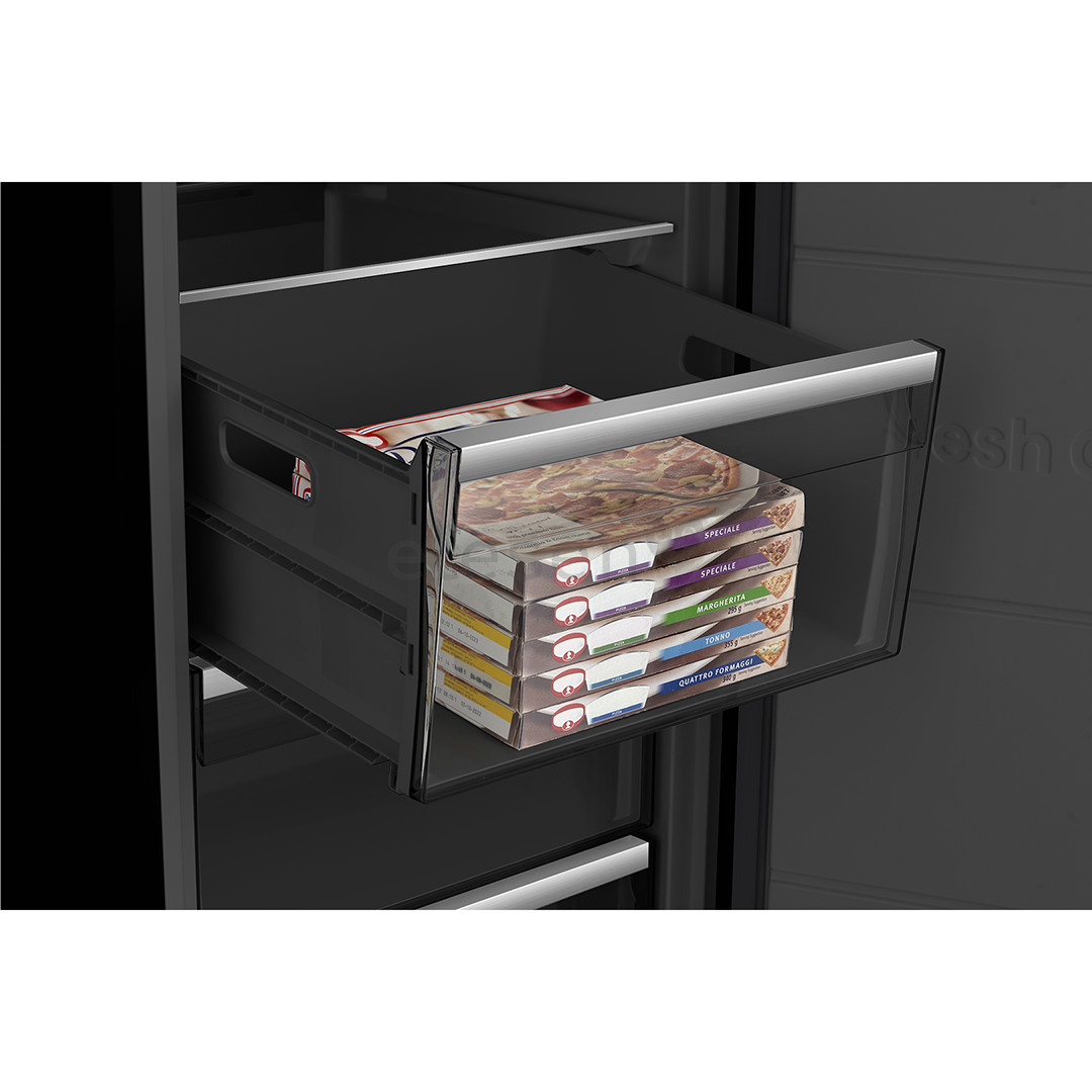 Hisense, NoFrost, 312 L, height 186 cm, black - Freezer