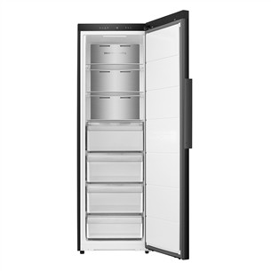 Hisense, NoFrost, 312 L, aukštis 186 cm, juodas - Šaldiklis