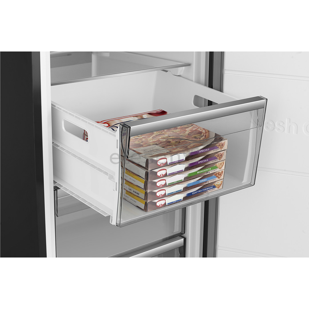 Hisense, NoFrost, 312 L, aukštis 186 cm, juodas - Šaldiklis