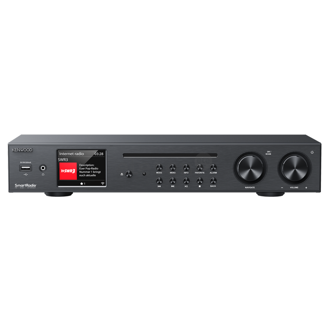 Kenwood W8000SCD, black - CD receiver