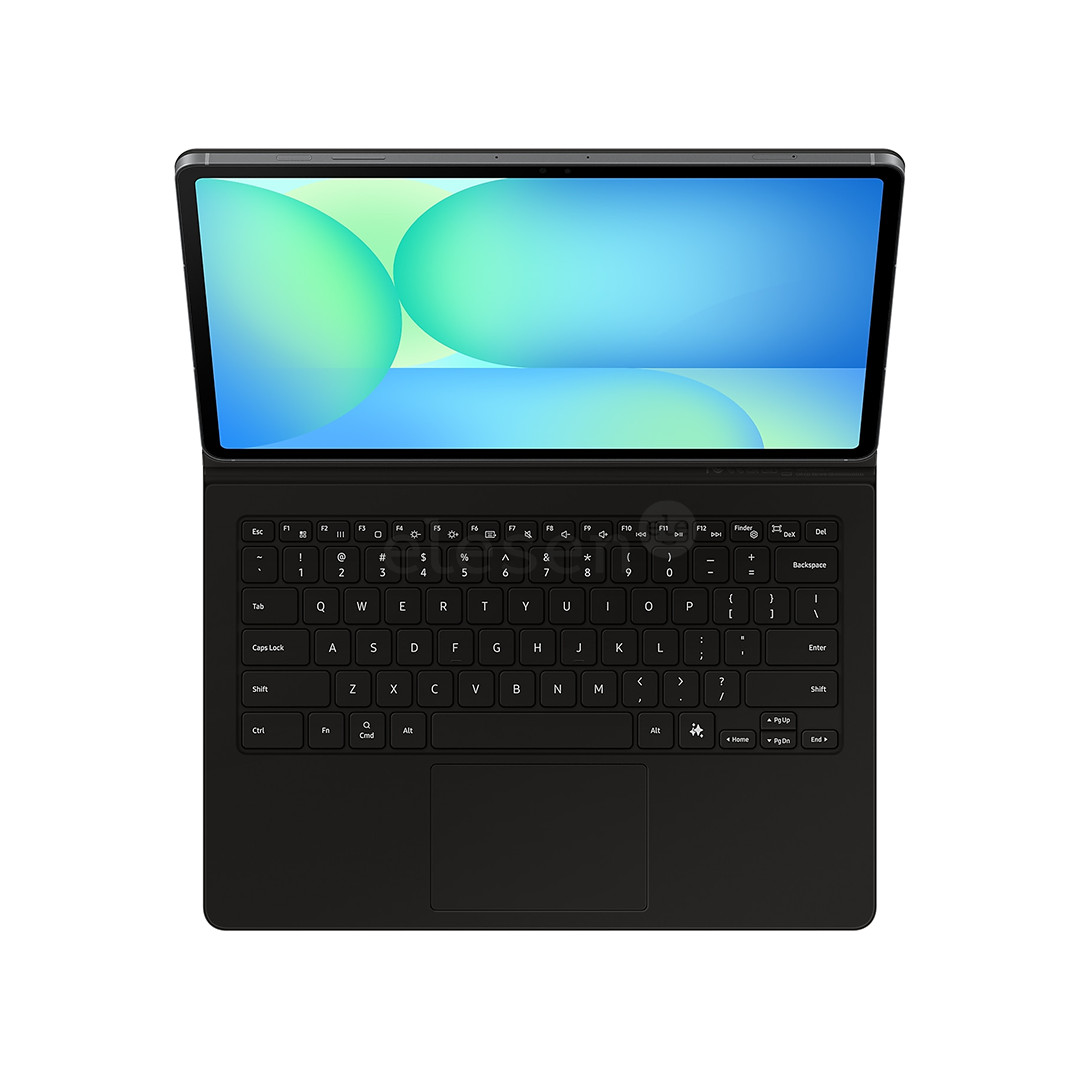 Dėklas su klaviatūra Samsung Book Cover Keyboard, Galaxy Tab S10 FE+, AI Key, juodas