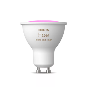 Philips Hue Smart Spotlight, white and color, GU10, 2 vnt - Išmaniosios lemputės
