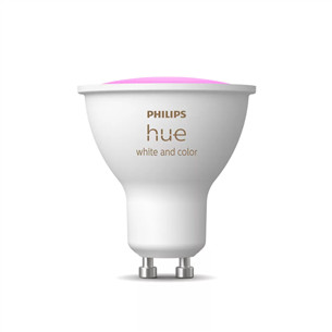 Philips Hue Smart Spotlight, white and color, GU10, 3 vnt - Išmaniosios lemputės