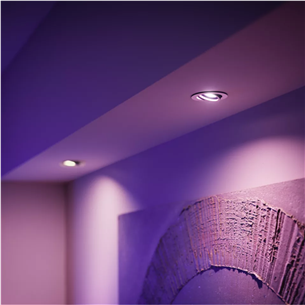 Philips Hue Smart Spotlight, white and color, GU10, 3 vnt - Išmaniosios lemputės