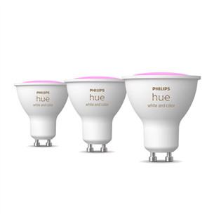 Philips Hue Smart Spotlight, white and color, GU10, 3 pc - Smart light 929003666503