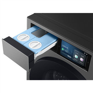 Samsung, 9 кг, глубина 60 см, 1400 об/мин, серебристый - Стиральная машина с передней загрузкой